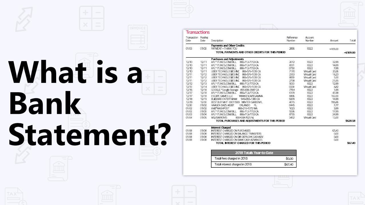 What Is a Bank Statement: Definition, Benefits, and Requirements